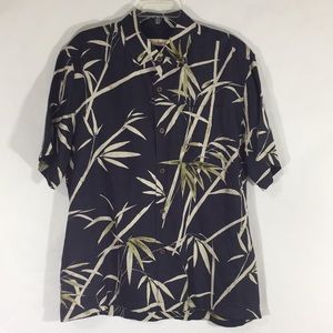 Tommy Bahama Men’s Shirt Hawaiian 100% Linen L/G